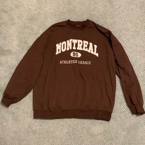 Brown crewneck